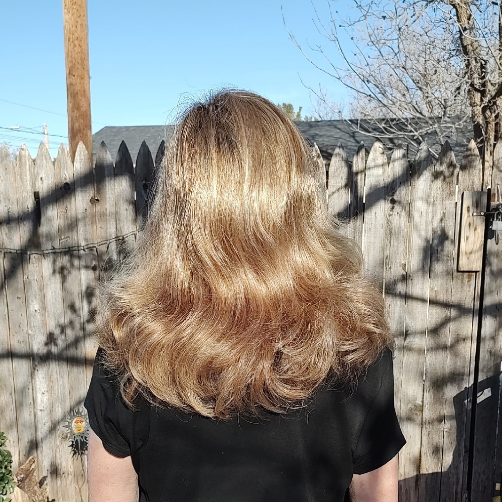 Golden Blonde Hair Wig for Women - Picture 2 of 11